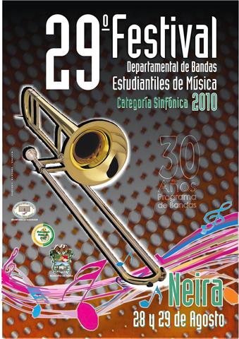 XXIX FESTIVAL DEPARTAMENTAL DE BANDAS ESTUDINTILES DE MÚSICA 2010