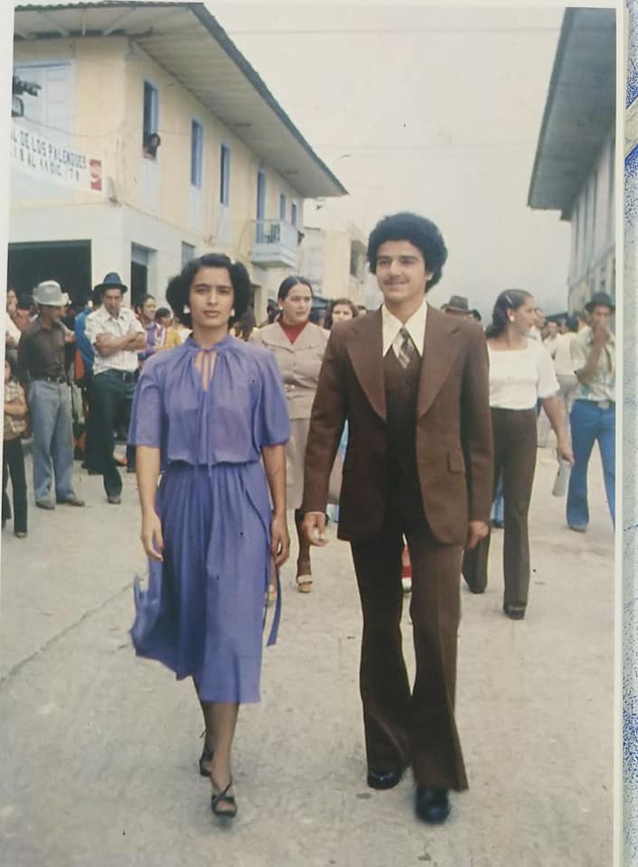Sorcy L�pez con Yesid Vique