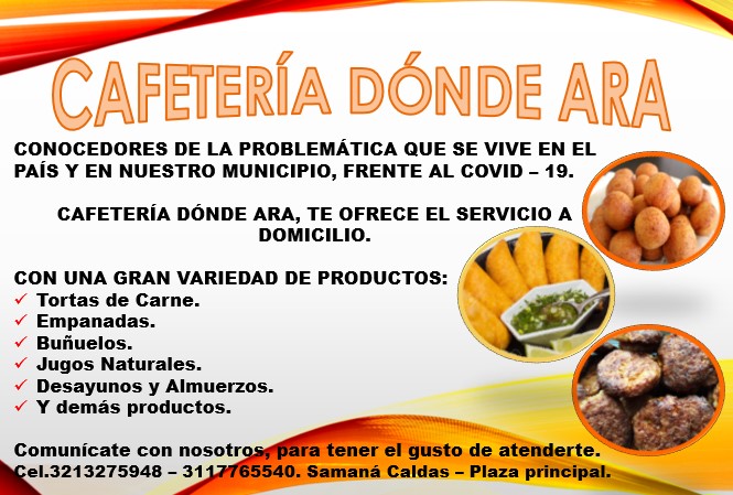 CAFETER�A DONDE ARA 