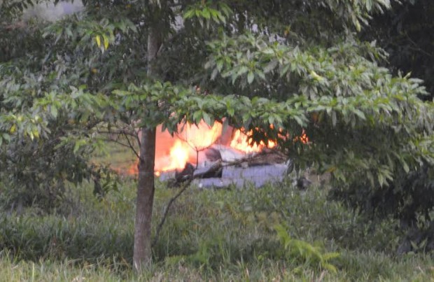 ACCIDENTE DE AVI�N KFIR, L�MITES CON LOS MUNICIPIOS DE NORCASIA Y SAMAN�