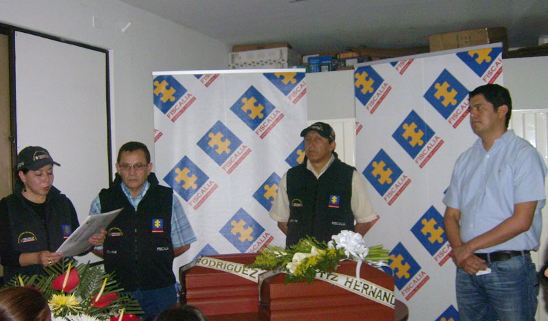 ENTREGARON RESTOS DE V�CTIMAS EN SAMAN�