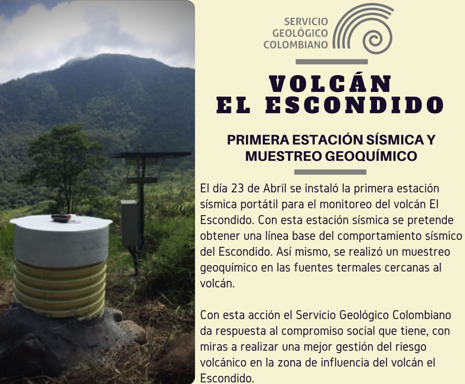 PRIMERA ESTACI�N S�SMICA PORT�TIL PARA EL MONITOREO DEL VOLC�N EL ESCONDIDO