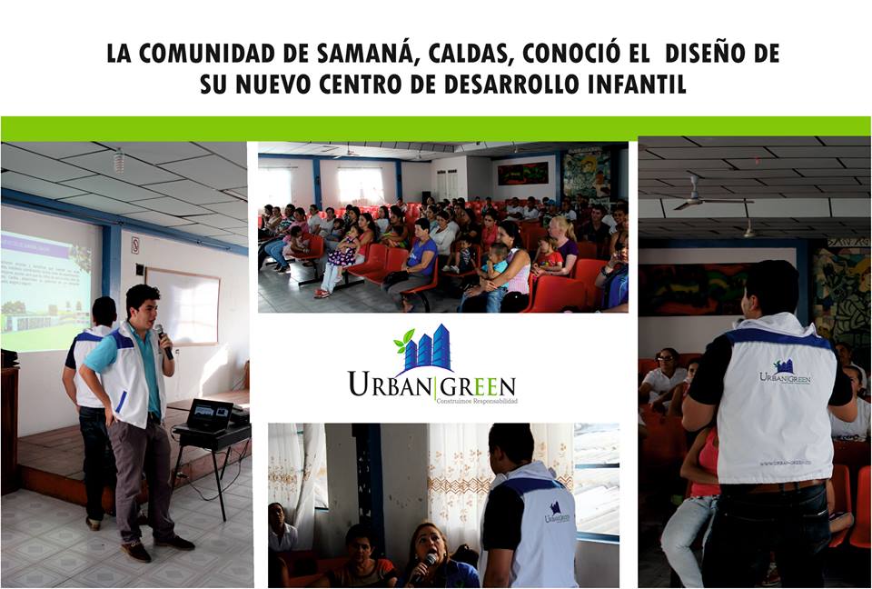 LA COMUNIDAD DE SAMAN�, CALDAS CONOCI� EL DISE�O DE SU NUEVO CENTRO DE DESARROLLO INFANTIL