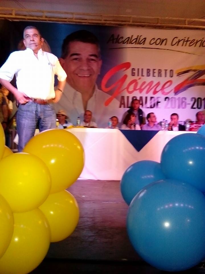 EL SAMANE�O GILBERTO GOMEZ MU�OZ ES CANDIDATO A LA ALCALDIA DE VILLAMARIA CALDAS