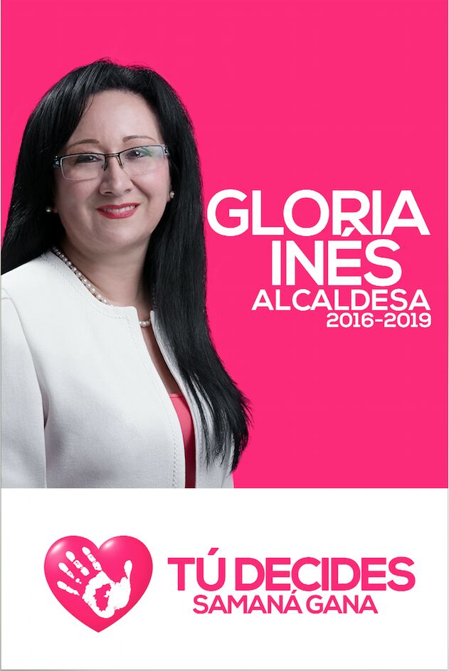 GLORIA IN�S ORTIZ, NUEVA ALCALDESA DE SAMAN� (CALDAS) 
