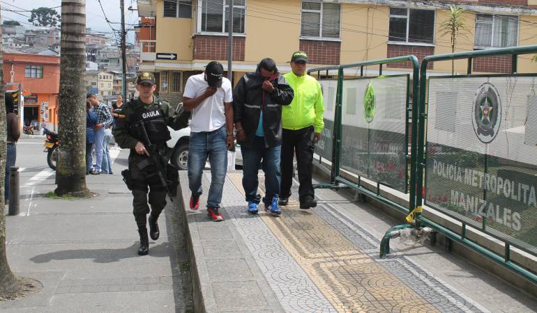 EN CALDAS CAPTURARON A DOS CABECILLAS DE LA BANDA CRIMINAL LOS PAISAS