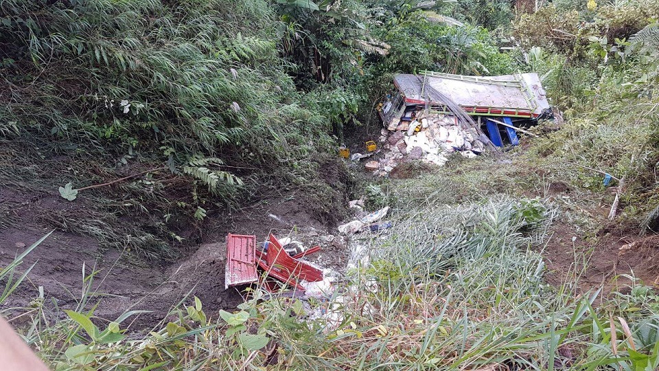 ACCIDENTE EN LA VIA PENSILVANIA PUEBLO NUEVO