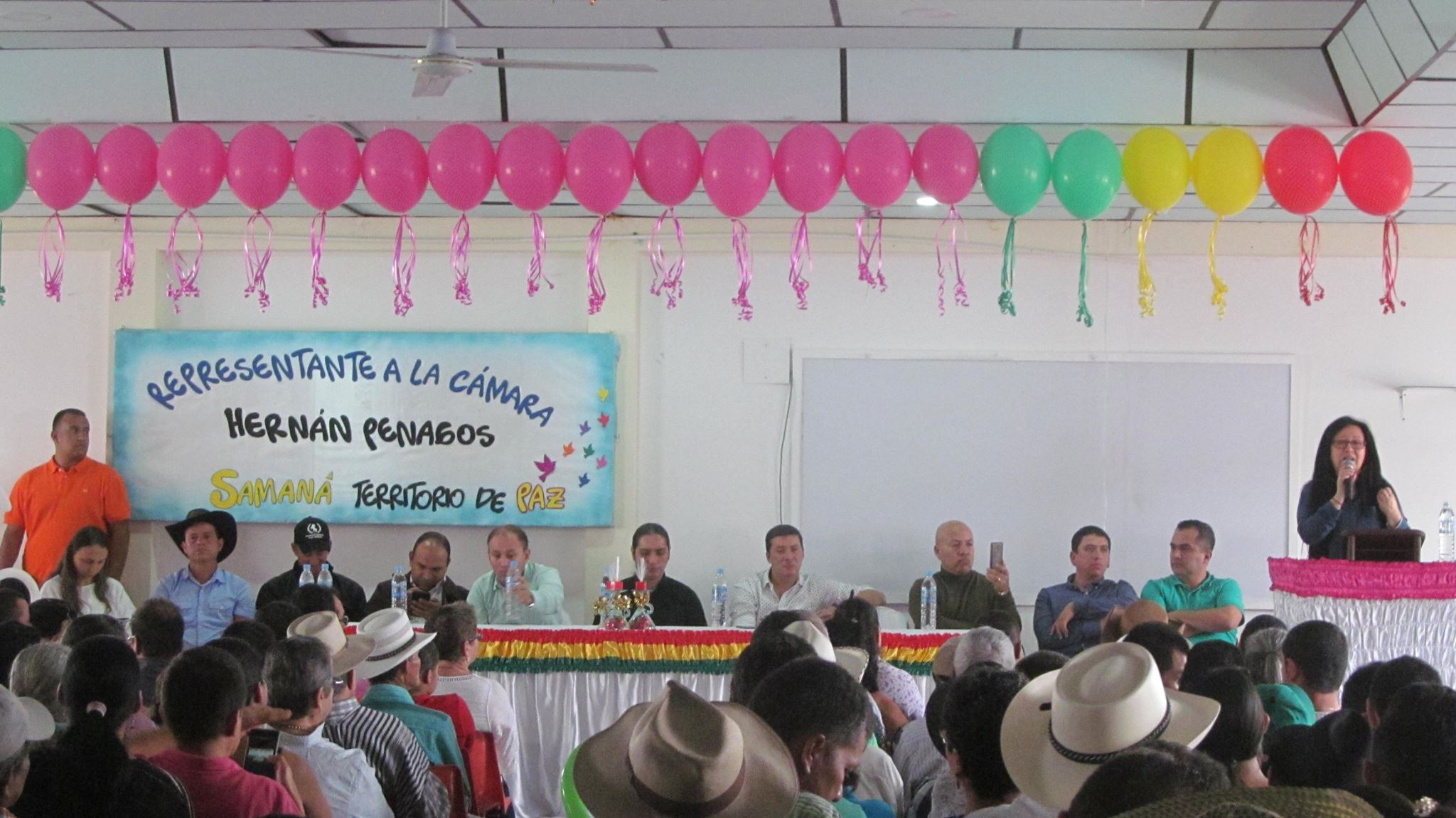Visita de nuestro paisano Hern�n Penagos.