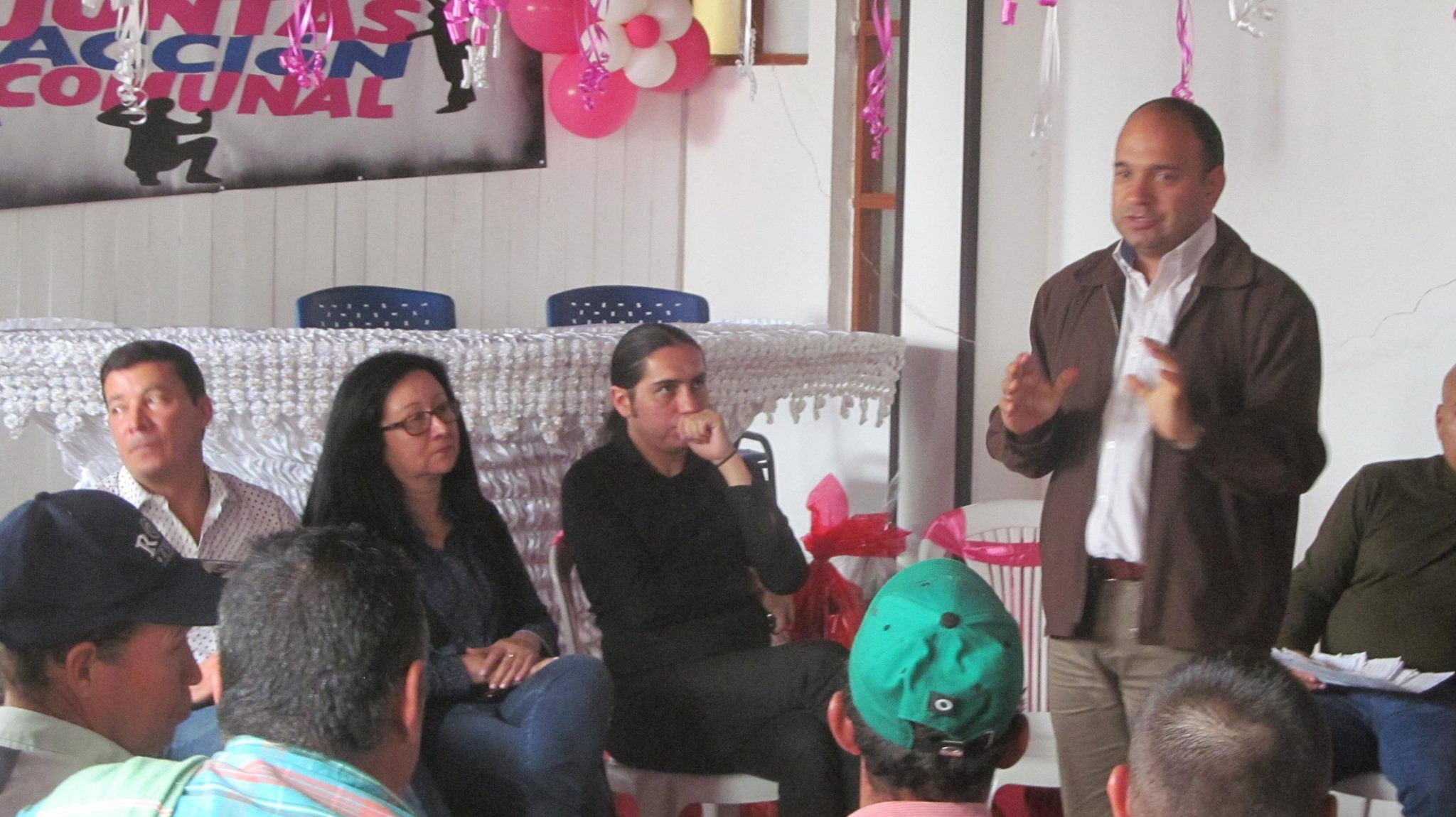 Homenaje d�a de las Juntas de Acci�n Comunal.