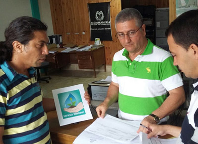 Inscripci�n de comit� promotor de firmas en Saman�, Caldas