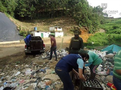 POR NO PAGAR IMPUESTOS DE LEY FUERON DESTRUIDAS 5.640 UNIDADES DE CERVEZA EN MUNICIPIOS DE CALDAS.
