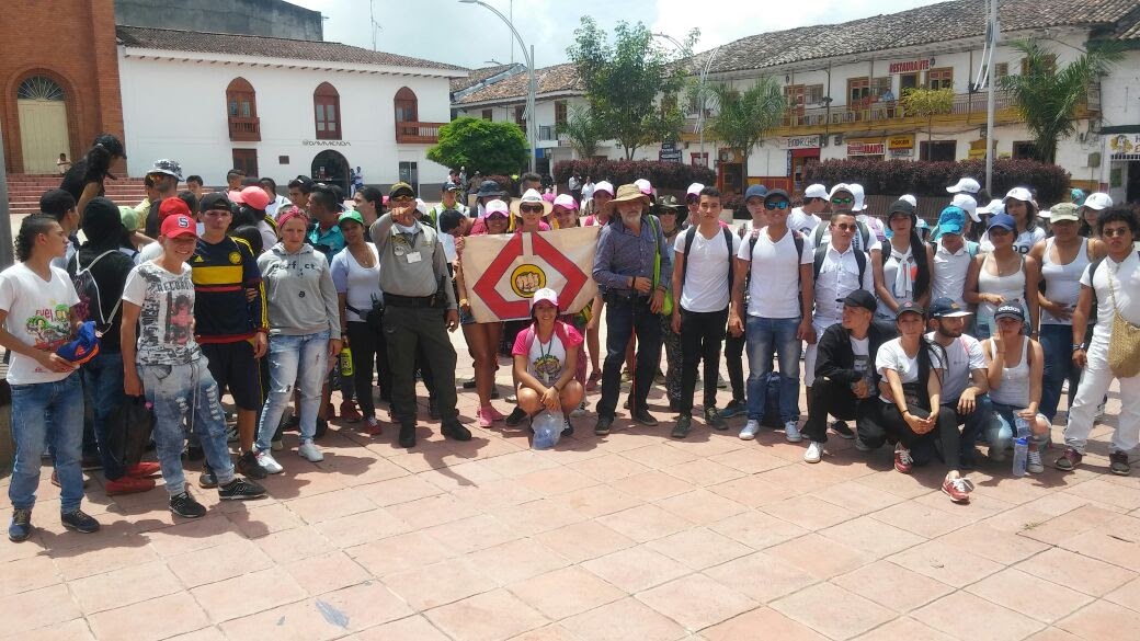 Saman� participa en la Camina Ecol�gica, Cultural y campamentil caldense