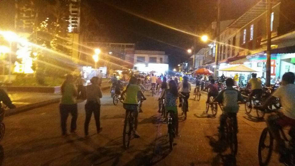 pedaleando por el ambiente