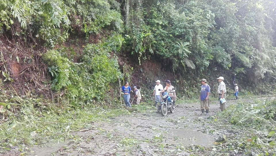 TRABAJO CONJUNTO POR LA V�A RIO MANSO- SAN DIEGO.
