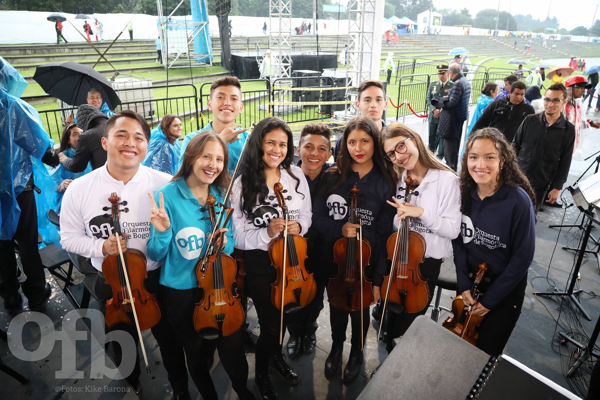 Orquesta Filarm�nica Pre-Juvenil realizo la inauguraci�n  XXII Olimpiadas FIDES 