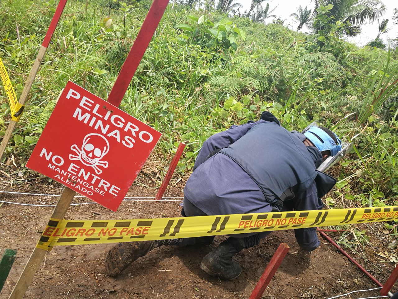 NUEVA MINA ANTIPERSONAL FUE DESTRUIDA EN SAMAN�