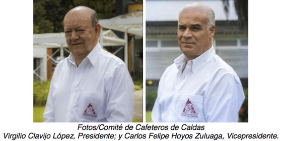 NUEVA MESA DIRECTIVA DEL COMIT� DE CAFETEROS DE CALDAS