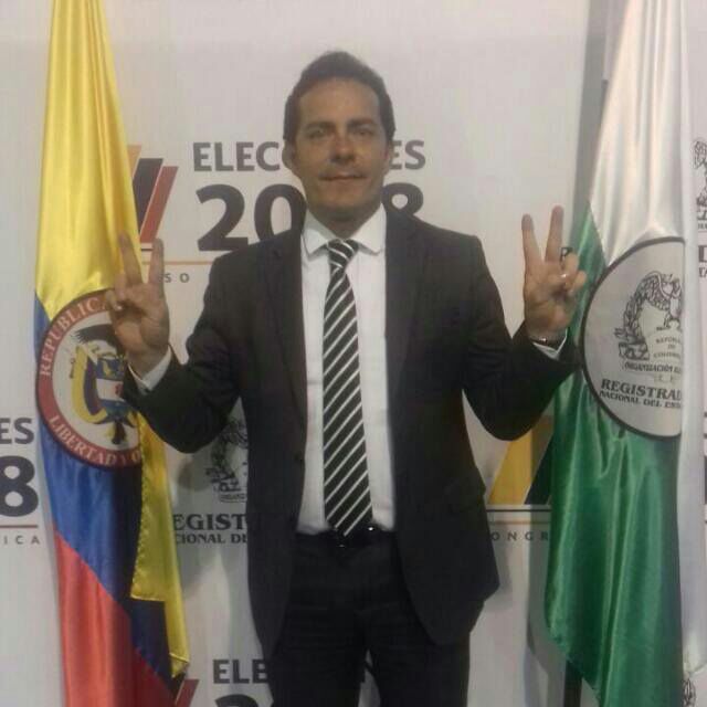 EL SAMANE�O DUBET MU�OZ BEDOYA ES CANDIDATO OFICIAL AL SENADO POR EL PARTIDO ALIANZA VERDE.