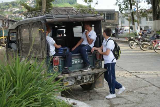 LISTOS $3.337 MILLONES PARA TRANSPORTE ESCOLAR EN CALDAS