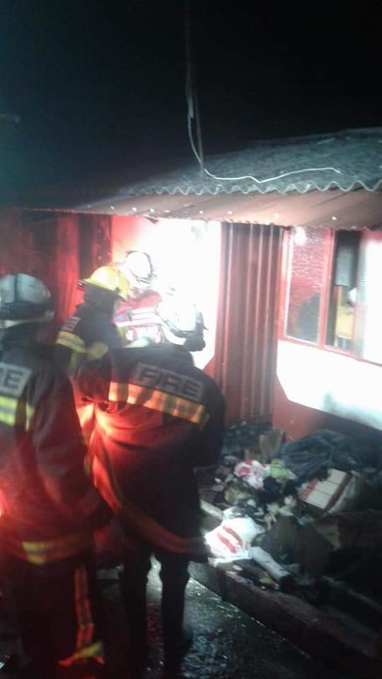 INCENDIO EN CASA DEL BARRIO VILLAMARIA