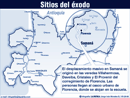 FAMILIAS DESPLAZADAS DE SAMAN� RETORNAN A SUS LUGARES DE ORIGEN CON EL ACOMPA�AMIENTO DE ACCI�N SOCI