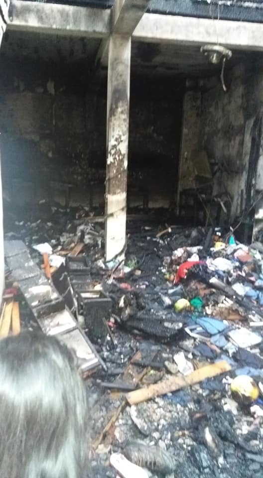 INCENDIO EN EL CORREGIMIENTO DE FLORENCIA (SAMAN�)
