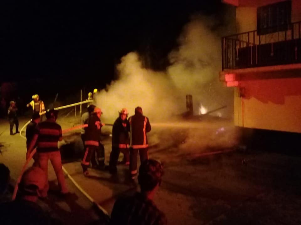 INCENDIO CASA ABANDONADA SECTOR TALLERES SALIDA A PENSILVANIA