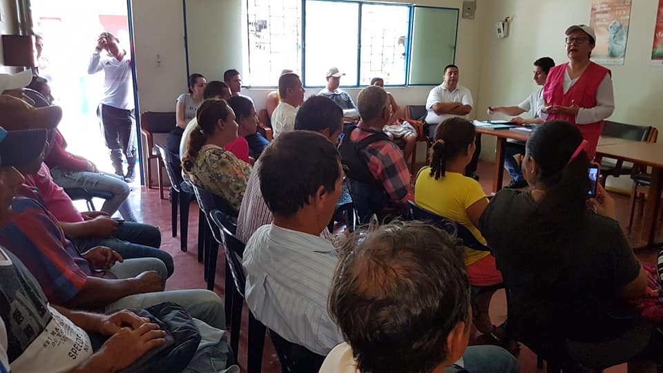 DESPARACITACI�N QUE SE REALIZ� POR LOS CORREGIMIENTOS DE BERL�N, SAN DIEGO Y FLORENCIA