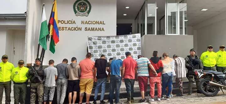LA POLIC�A Y LA FISCAL�A DAN FUERTE GOLPE A LA DELINCUENCIA EN SAMAN� CALDAS