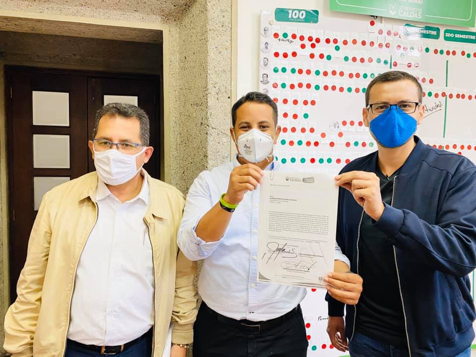 CONVENIO CON LA GOBERNACI�N DE CALDAS PARA INFRAESTRUCTURA EDUCATIVA