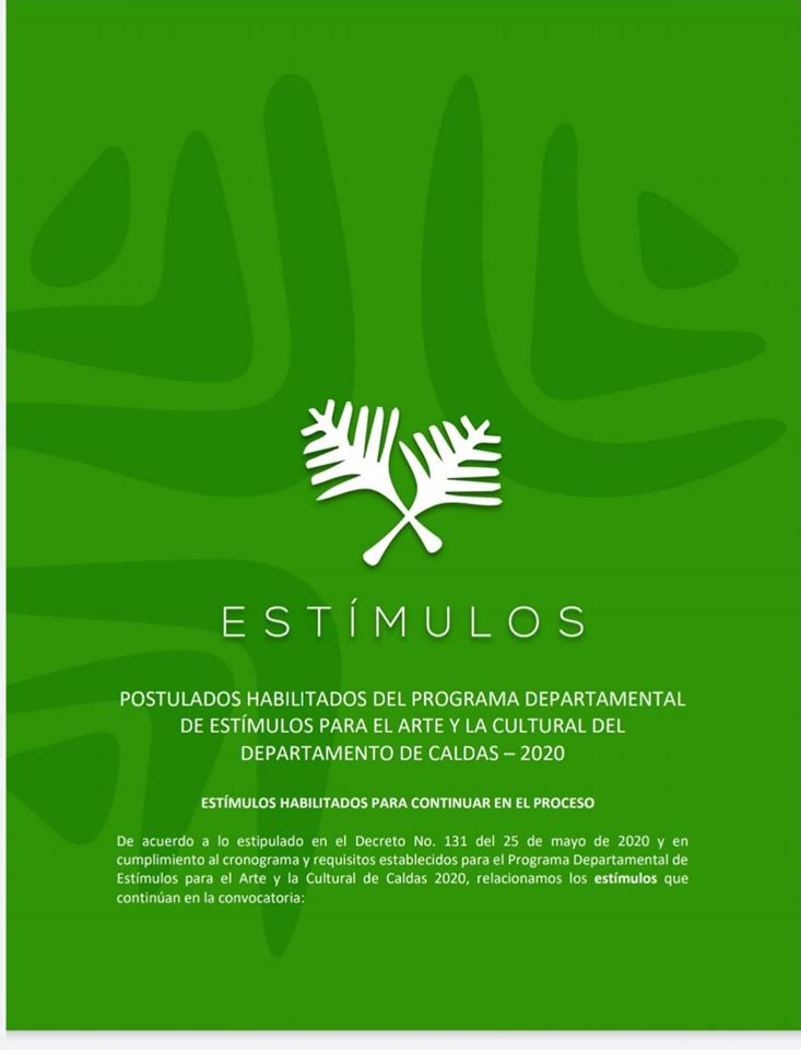 SAMANACALDAS.NET.CO ENTRE LOS GANADORES DE LA TRIADA CULTURAL GOBERNACI�N DE CALDAS