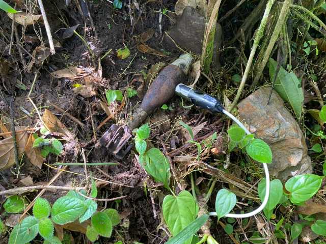 HALLARON MUNICI�N SIN EXPLOTAR EN SAMAN� (CALDAS)