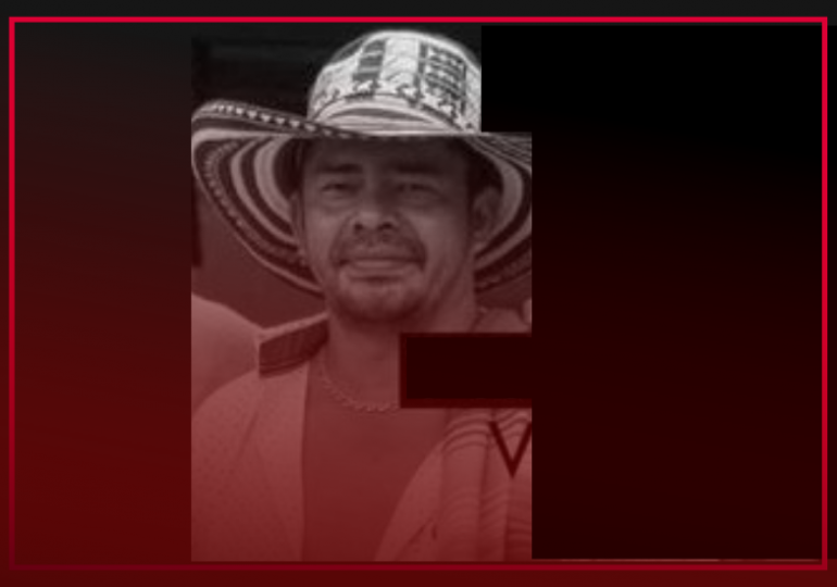 WILSON L�PEZ: L�DER DE EL CONGAL ASESINADO EN AGUADAS