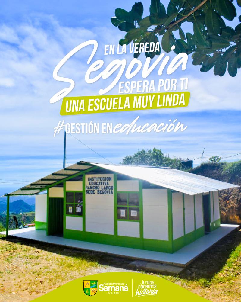 OBRAS DE REMODELACI�N EN LA IE RANCHO LARGO DE LA VEREDA SEGOVIA.