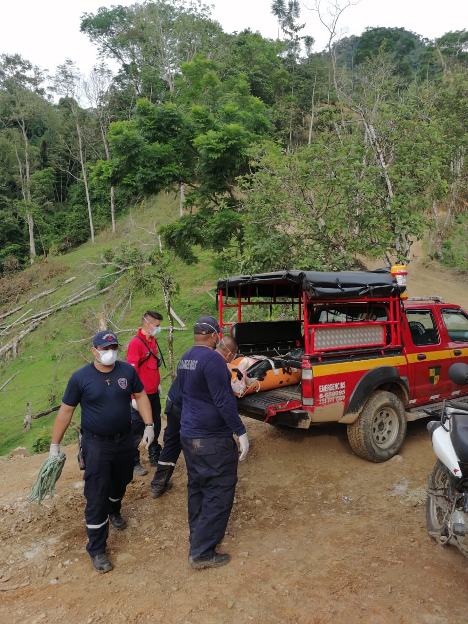 FUE HALLADO EL CUERPO SIN VIDA DE ALBERTO RAM�REZ, AHOGADO EN LE RIO SAMAN� 