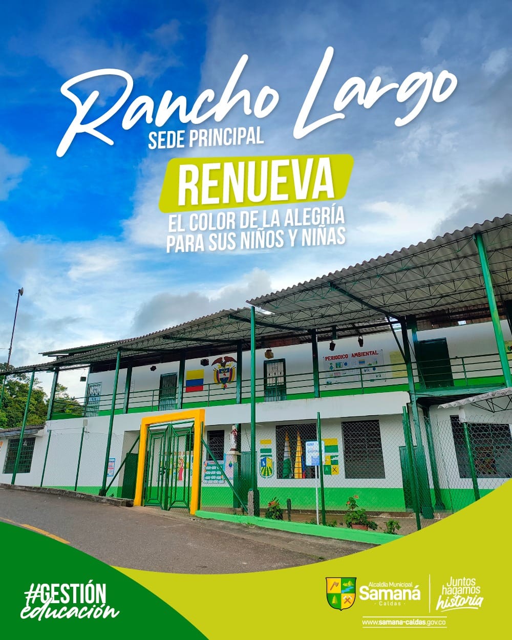 PINTAMOS Y EMBELLECIMOS LA SEDE PRINCIPAL DE RANCHO LARGO