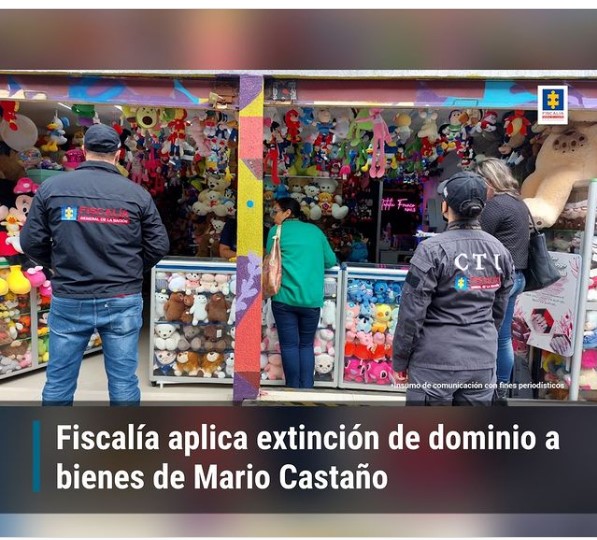 LA FISCAL�A OCUP� CON FINES DE EXTINCI�N  QUE PERTENECEN AL SENADOR CALDENSE DEL PARTIDO LIBERAL MARIO ALBERTO CASTA�O P�REZ