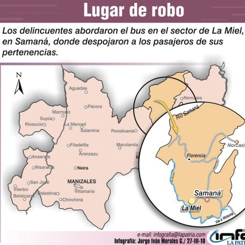 CAPTURARON DOS DELINCUENTES QUE ASALTARON UN BUS EN SAMAN� 