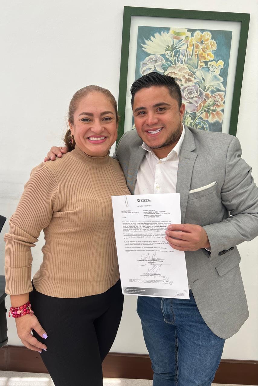 CRISTIAN ALEJANDRO PARRA ROJAS, COMO EL GERENTE DE LA ESE HOSPITAL SAN CAYETANO DE MARQUETALIA