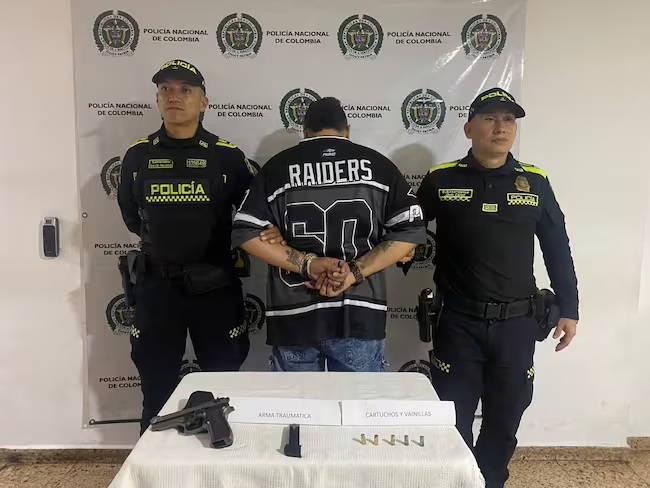 EN EL MUNICIPIO DE SAMAN� EN CALDAS, FUE CAPTURADA LA PRIMERA PERSONA BAJO LA LEY ��NGEL�