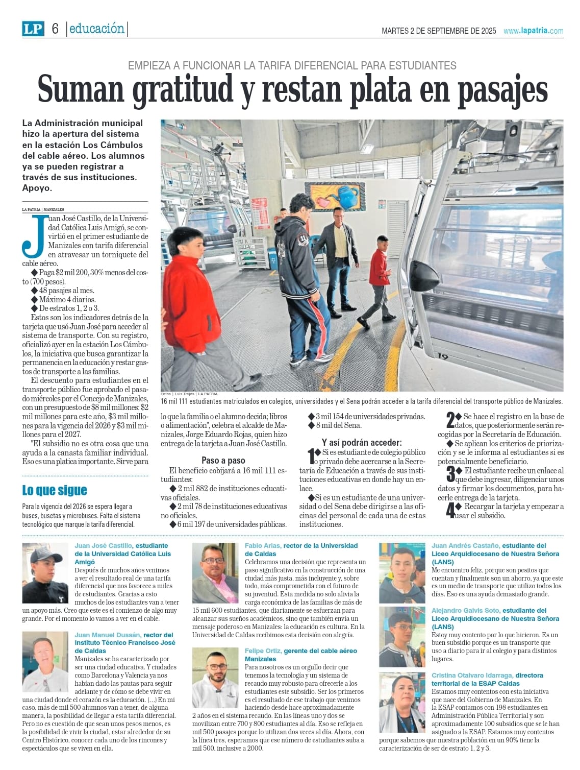 SUMAN GRATITUD Y RESTAN PLATA