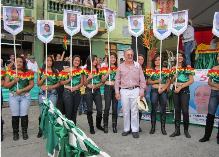 ALVARO URIBE REITER� RESPALDO A CANDIDATOS EN EL ORIENTE DE CALDAS
