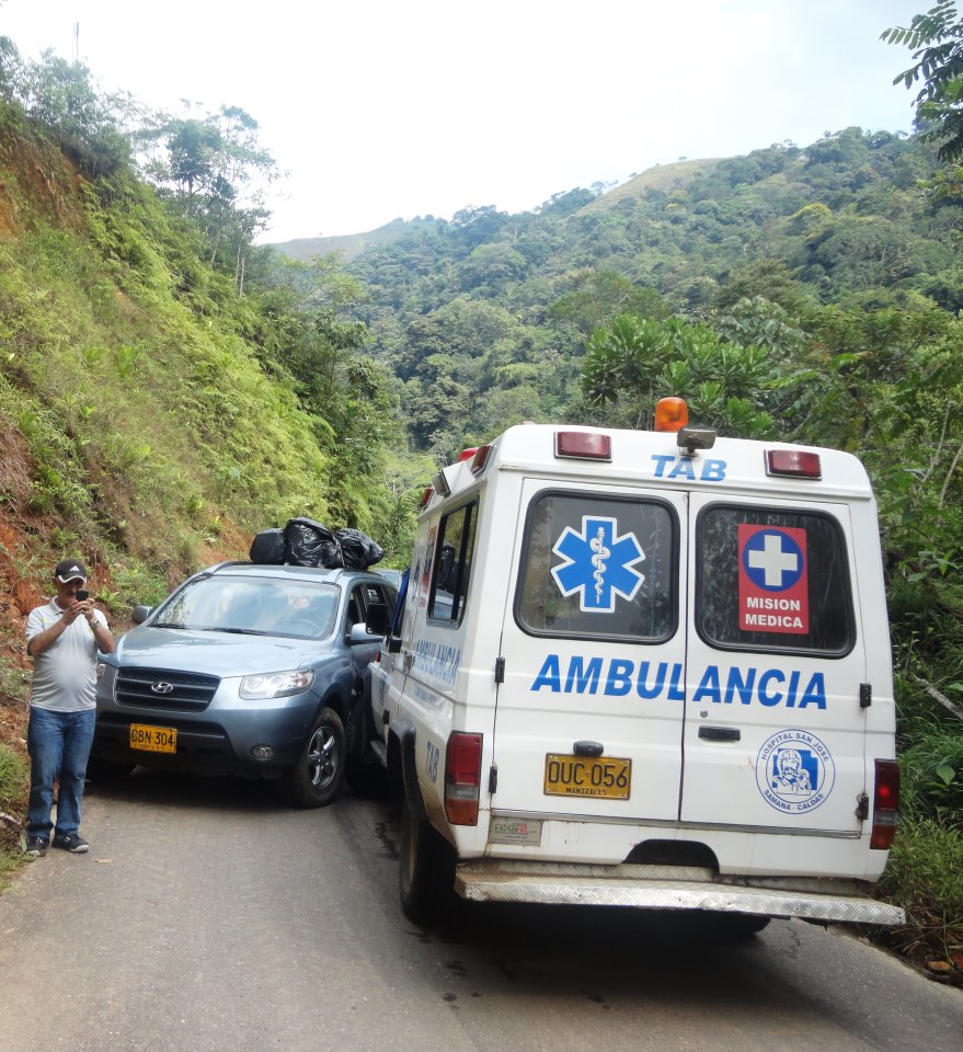 CHOQUE SIMPLE  AMBULANCIA