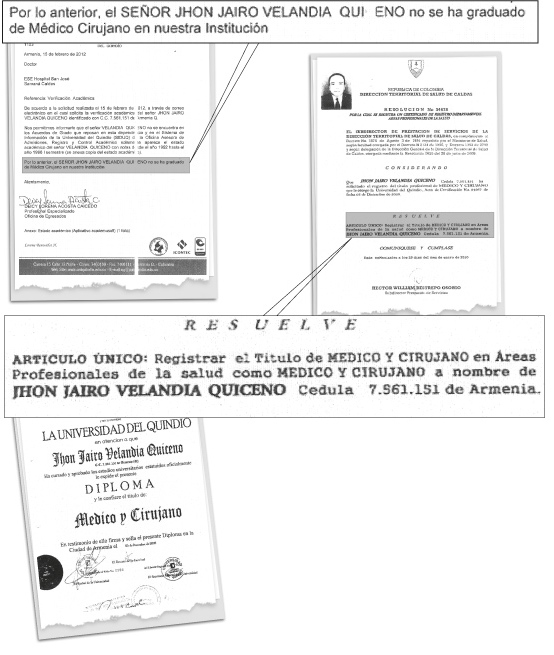 SIGUEN LOS FALSOS M�DICOS