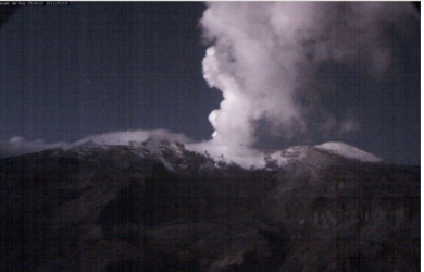 LA RECOMENDACI�N: MANTENER LA CALMA ANTE ACTIVIDAD DEL NEVADO