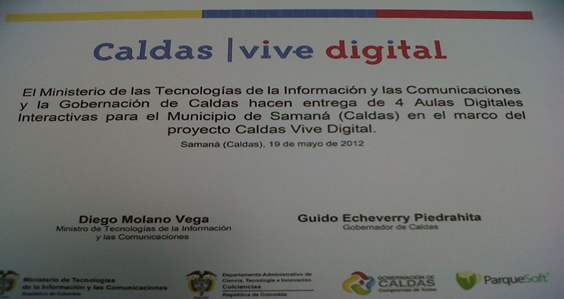 ENTREGA DE 4 AULAS VIRTUALES PARA SAMANA