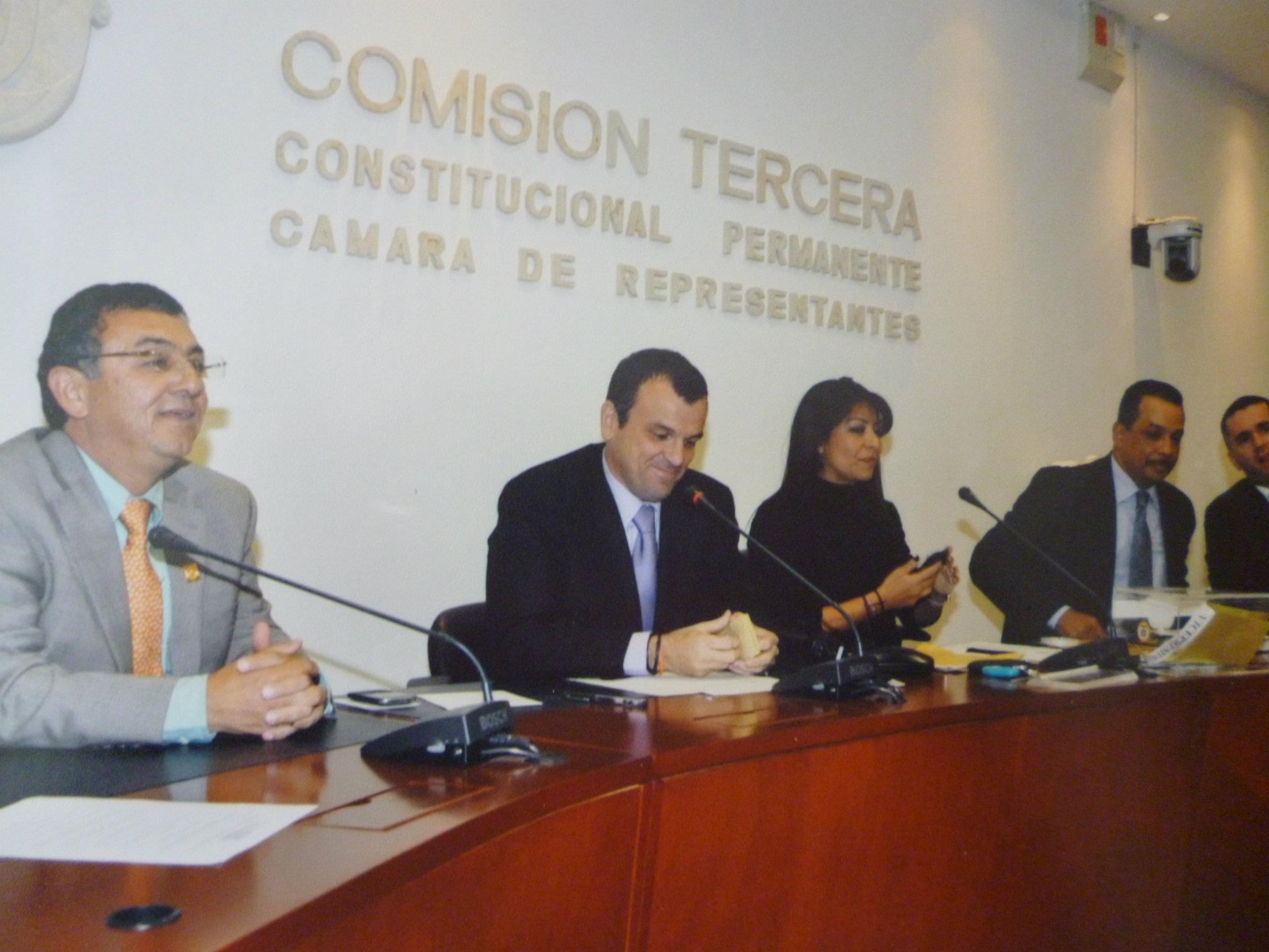 JORGE HERNANA MEZA POSESI�N COMO VICEPRESIDENTE DE LA COMISI�N TERCERA DE LA C�MARA