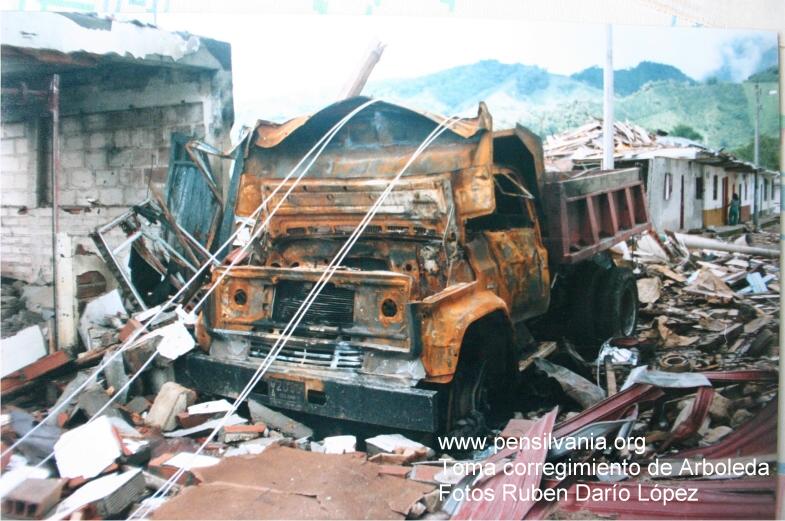 TOMA GUERRILLERA AL CORREGIMIENTO DE ARBOLEDA, MUNICIPIO DE PENSILVANIA CALDAS
