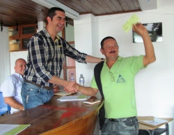 ENTREGA DE DINERO A JAC PARA ARREGLO DE CAMINOS