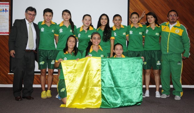 LAS NI�AS DE CALDAS GOLEARON AL META 